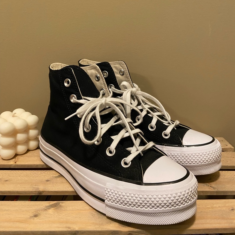 converse platform chuck taylor all star sneakers